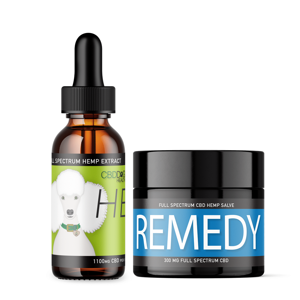 Power Duo CBD bundle CBD oil for dogs CBD salve for dogs CBD kit bundle